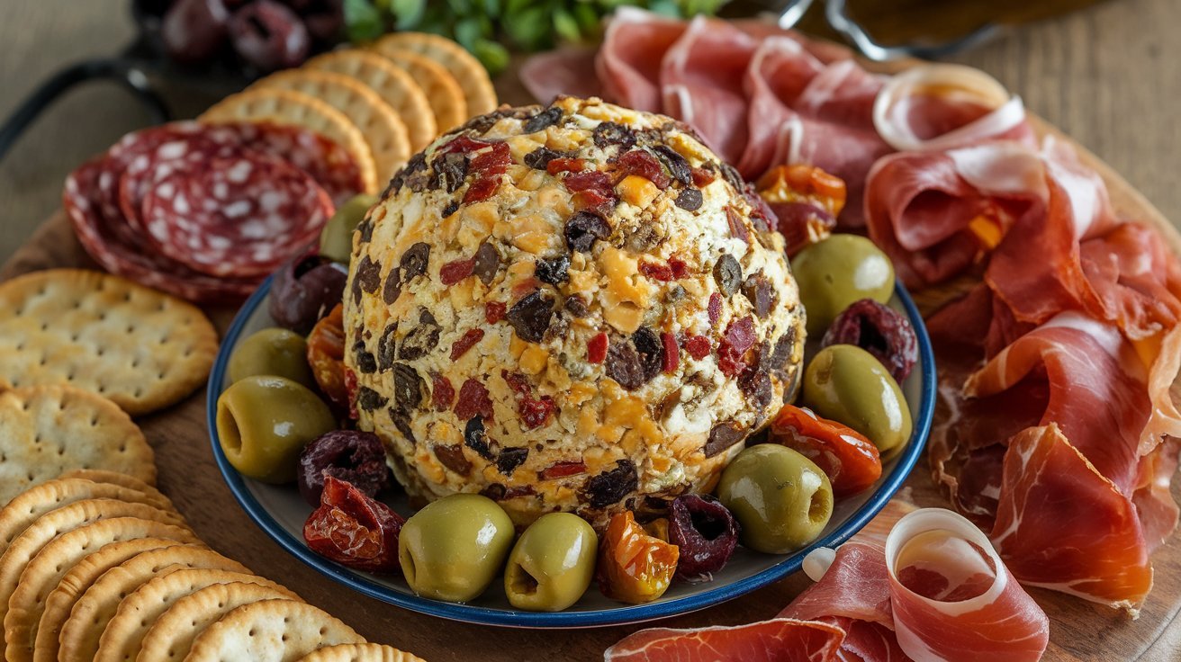 Cheese Ball Antipasto: The Ultimate Easy Party Centerpiece